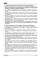 4 RISKS ASSOCIATED WITH THE USE OF THE ELECTROSPINDLE (Page 7 / 9) HSD Spindle Instructions for Use